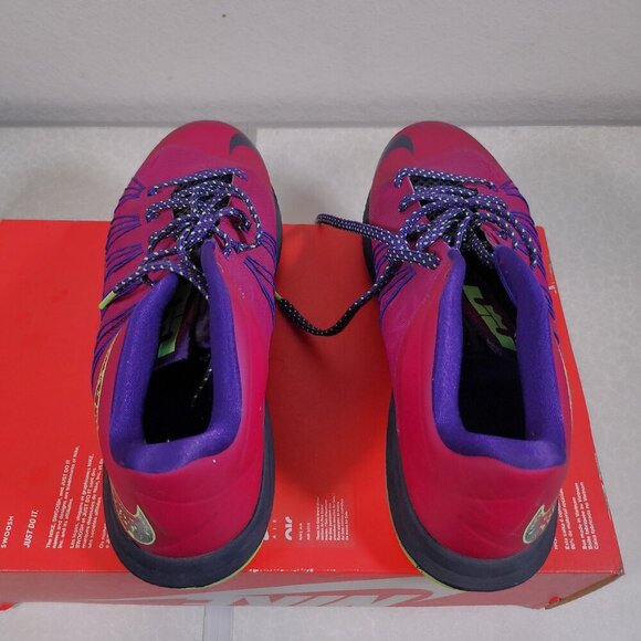 Size 11.5 - Nike Air Max LeBron 10 Low LeBroncurial Beautiful Vibrant Colors - Picture 5 of 9